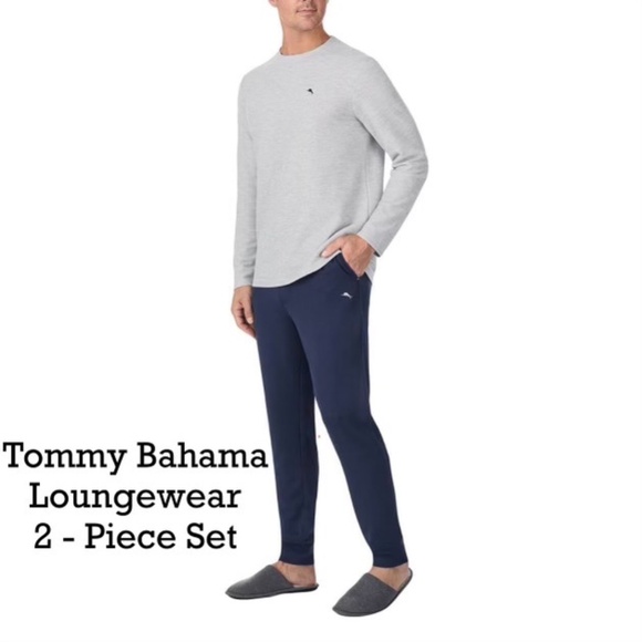 Tommy Bahama Men’s Lounge Set with Pockets Grey Size M New with Tags - Picture 1 of 5